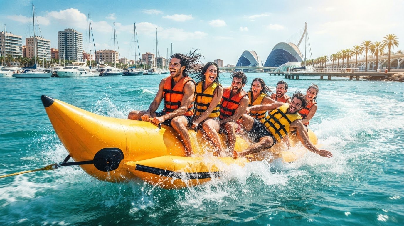 Banana Boat Valencia Despedida: ¡El reto más loco y refrescante para tu grupo en 2026!