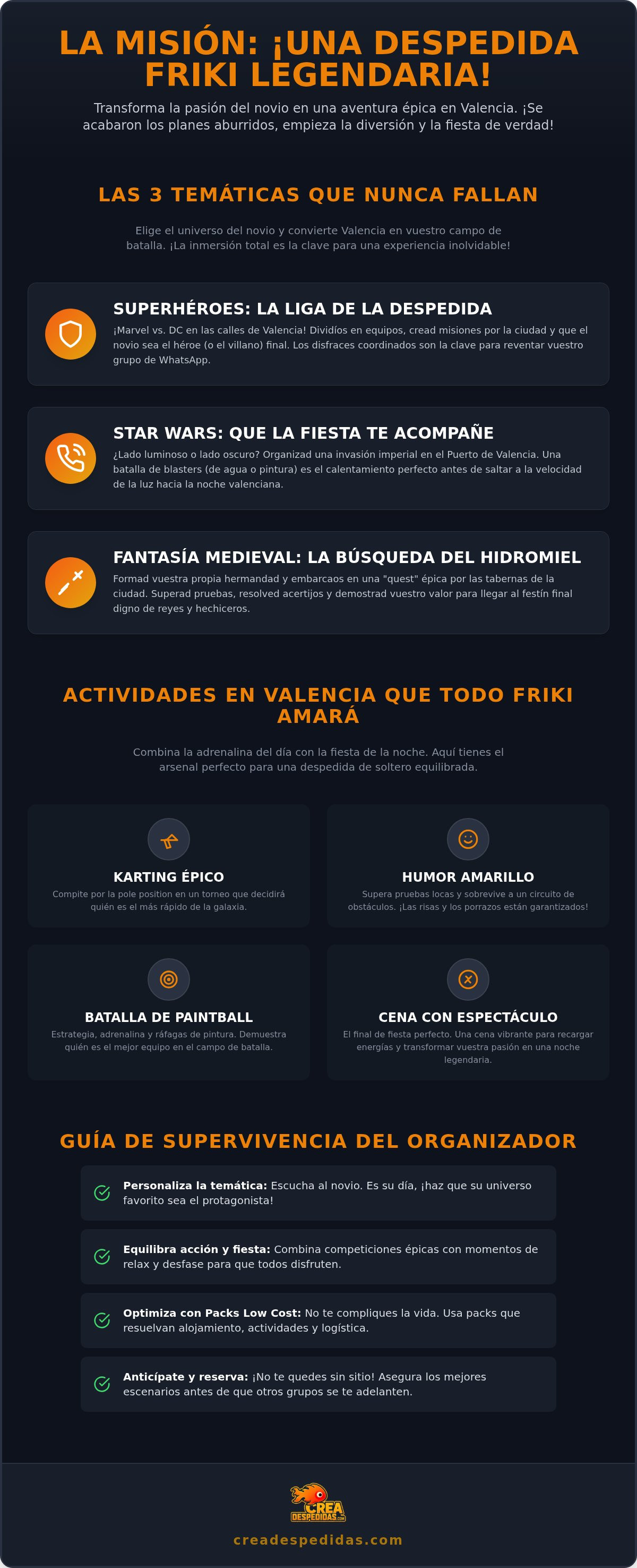 Despedida de soltero para un novio muy friki