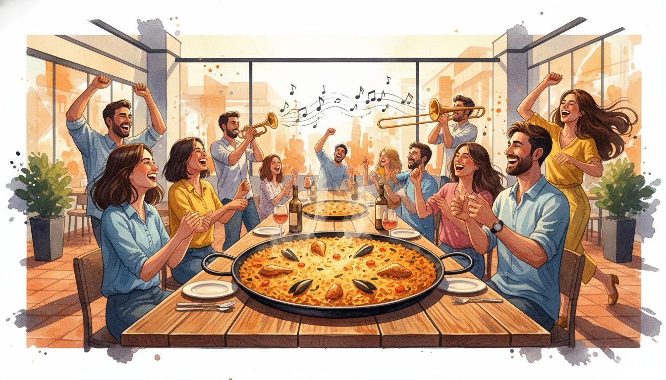 Comida con charanga en Valencia: El planazo definitivo para una despedida legendaria en 2026