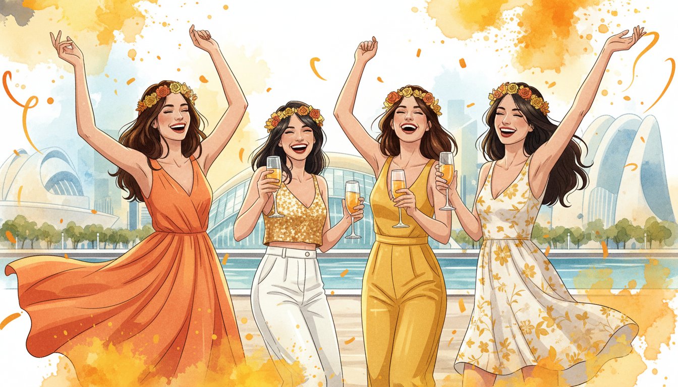 Las mejores temáticas divertidas para despedida de soltera en 2026 - Hero Image - Crea despedidas Valencia Las mejores temáticas divertidas para despedida de soltera en 2026