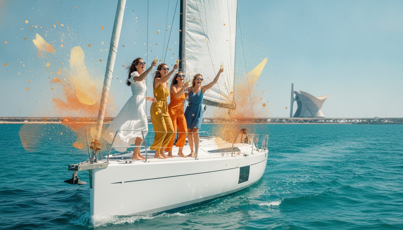 Despedida de soltera en velero en Valencia: El planazo náutico para 2026