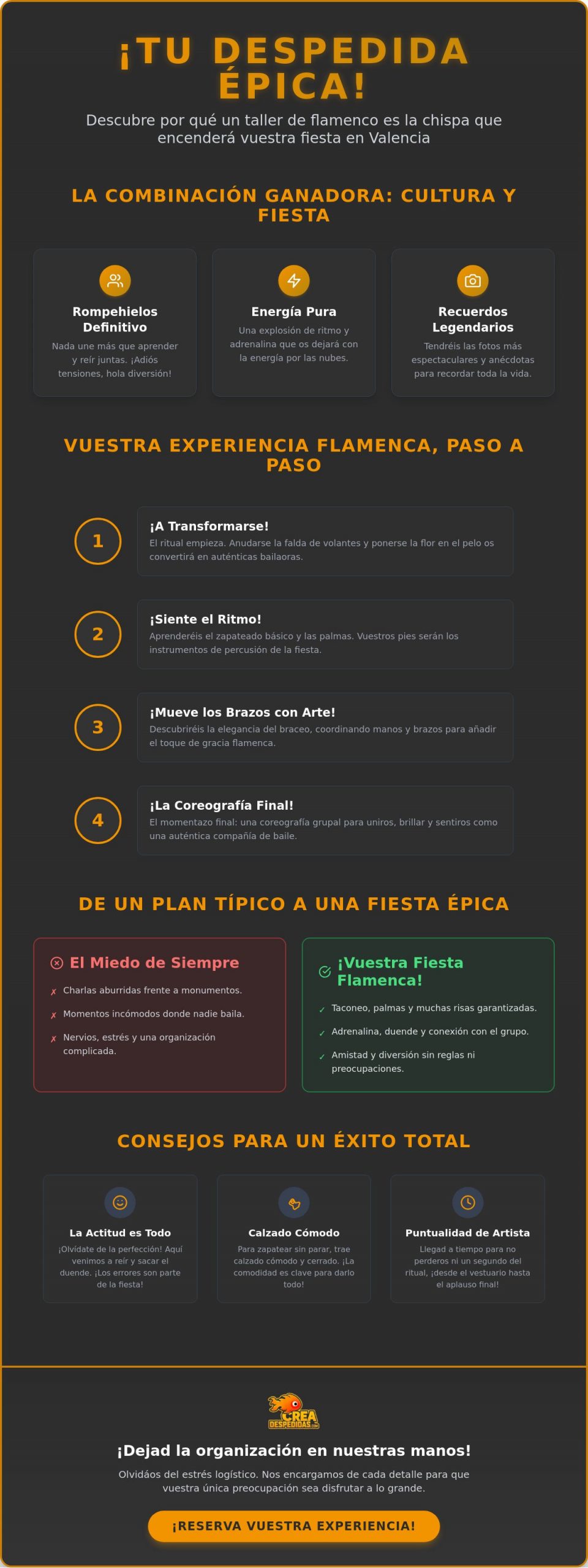 Taller de flamenco para despedidas en Valencia: El planazo cultural y festivo definitivo para 2026