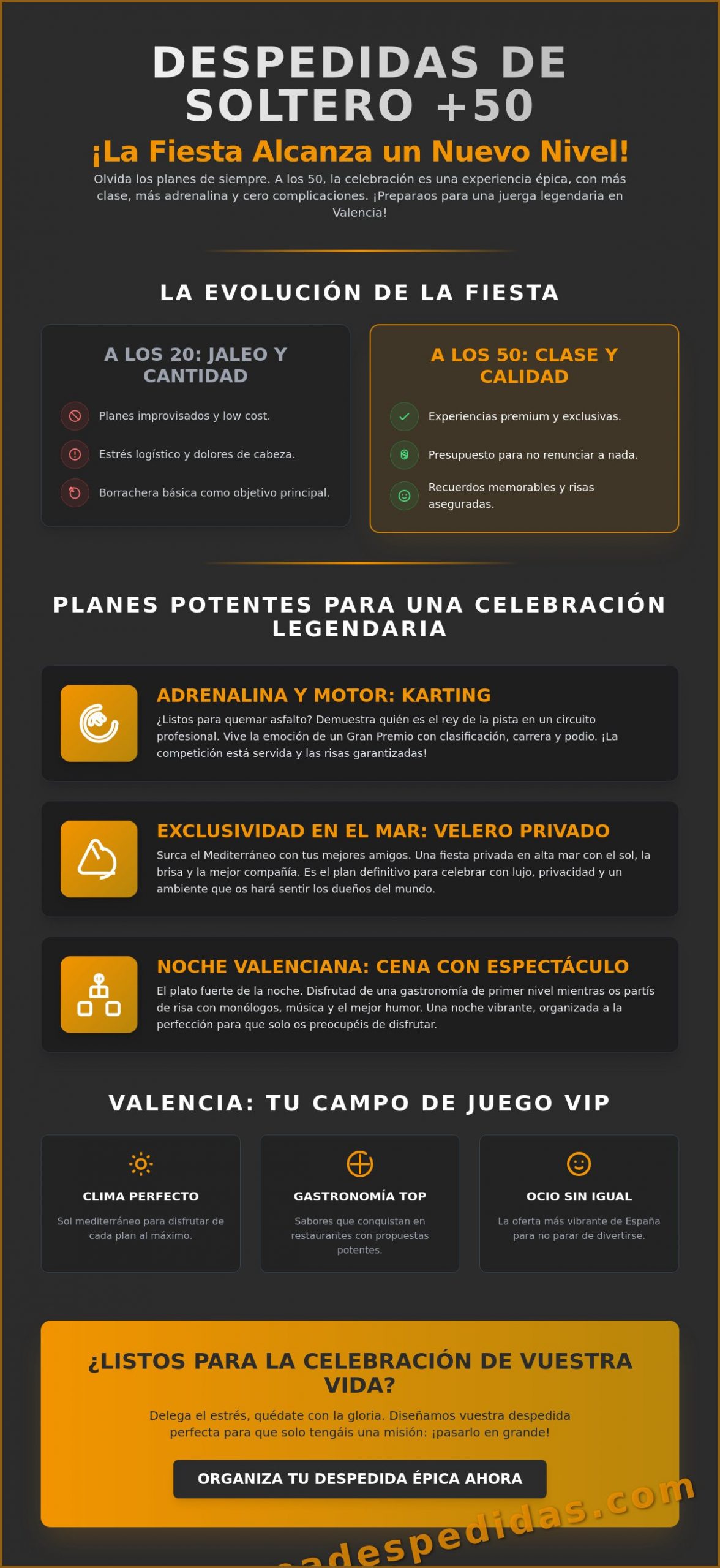 Ideas para una despedida de soltero para mayores de 50: Planes épicos y con clase para 2026