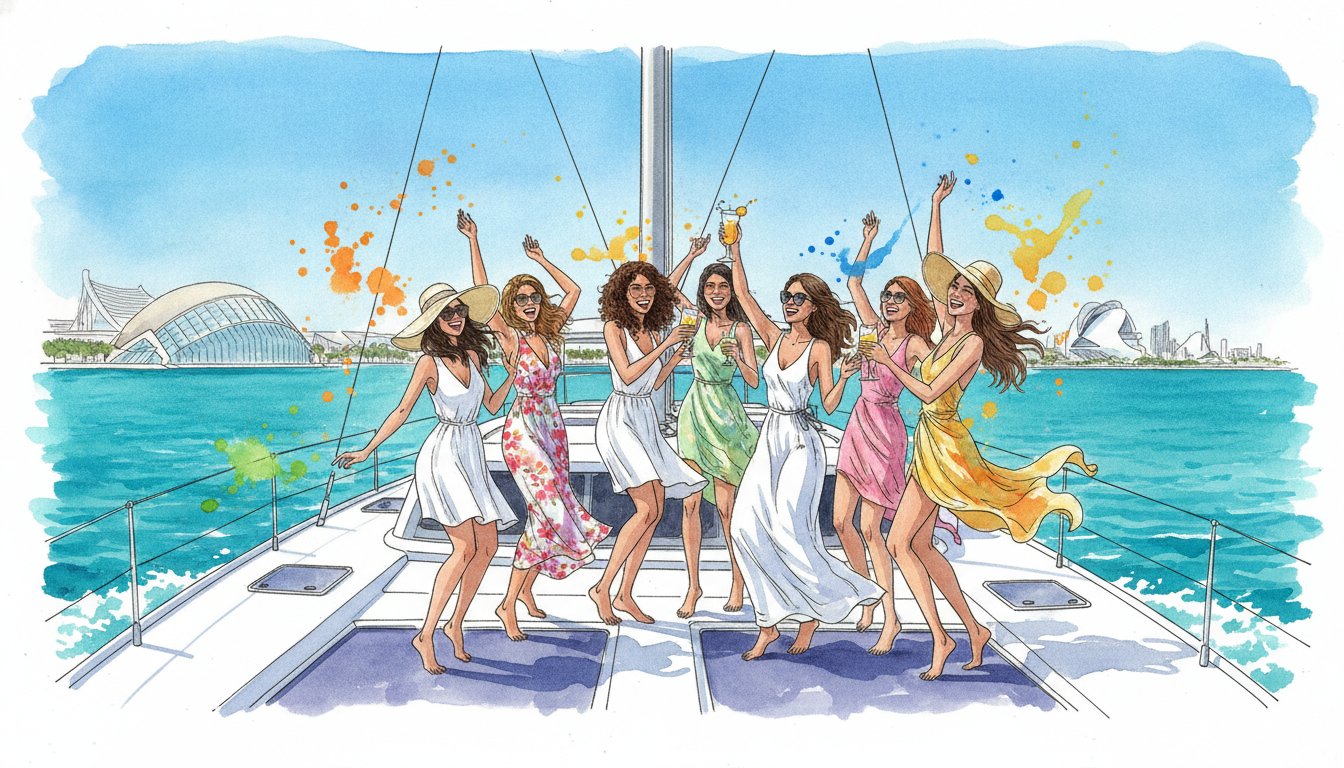 Despedida de soltera en barco en Valencia: ¡La fiesta definitiva en el Mediterráneo 2026!